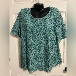 Isaac Mizrahi Lace Blouse